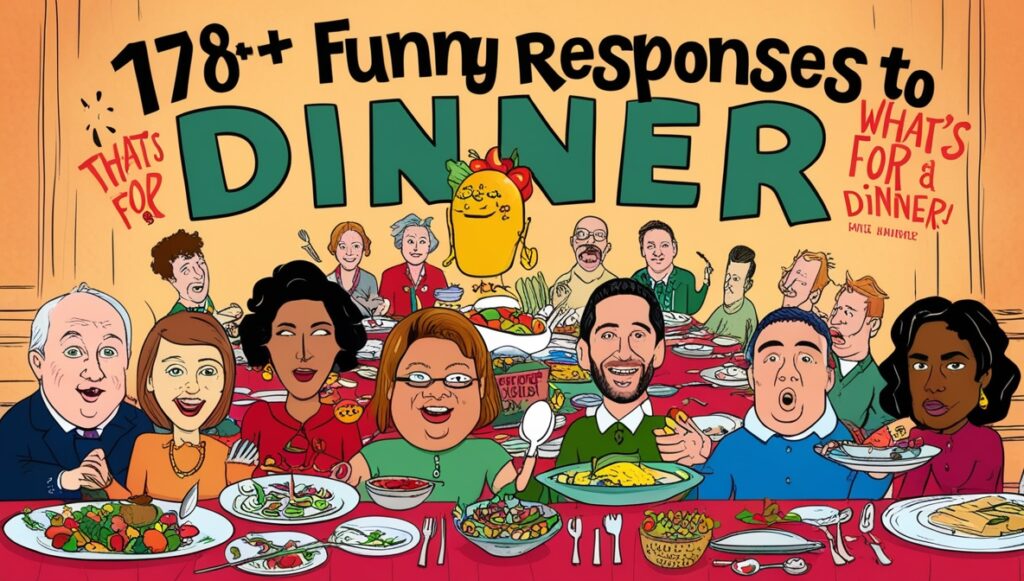 178+ Funny Responses to What is for Dinner 1