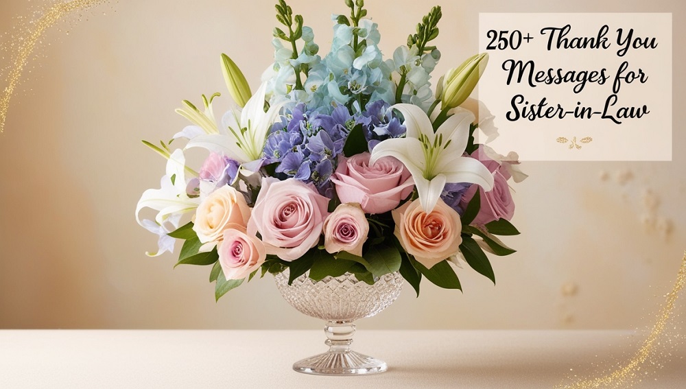 250+ Thank You Messages for Sister-in-Law 1