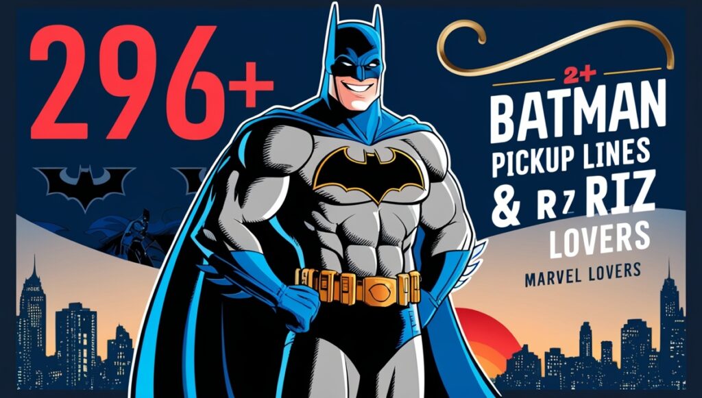 296+ Batman Pickup Lines & Rizz For Marvel Lovers 1
