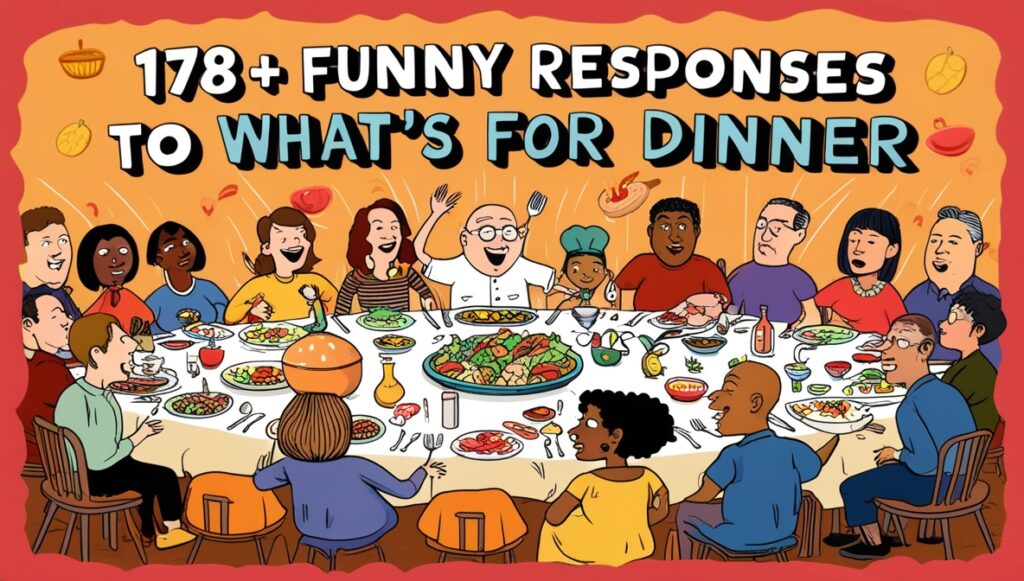 178+ Funny Responses to What is for Dinner 2