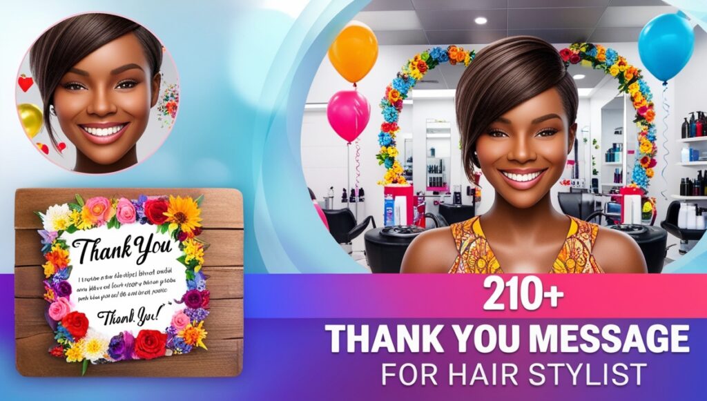 210+ Thank You Message for Hair Stylist 2