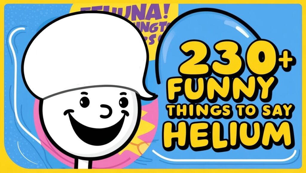 230+ Funny Things to Say on Helium 1