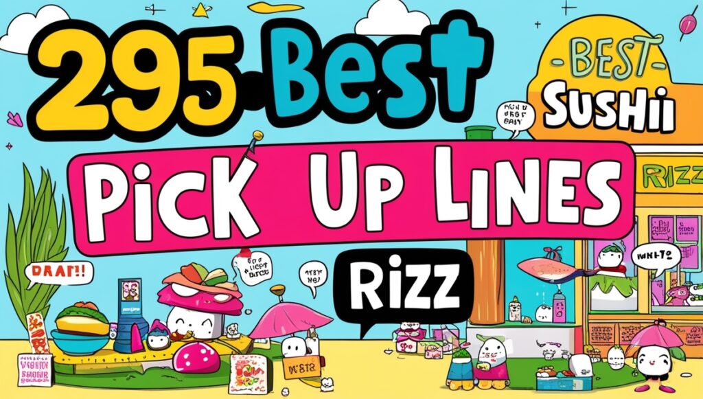 295+ Best Sushi Pick Up Lines and Rizz 1