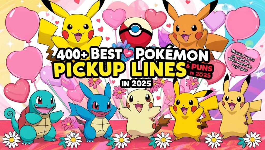 400+ Best Pokemon Pickup Lines & Puns in 2025 1