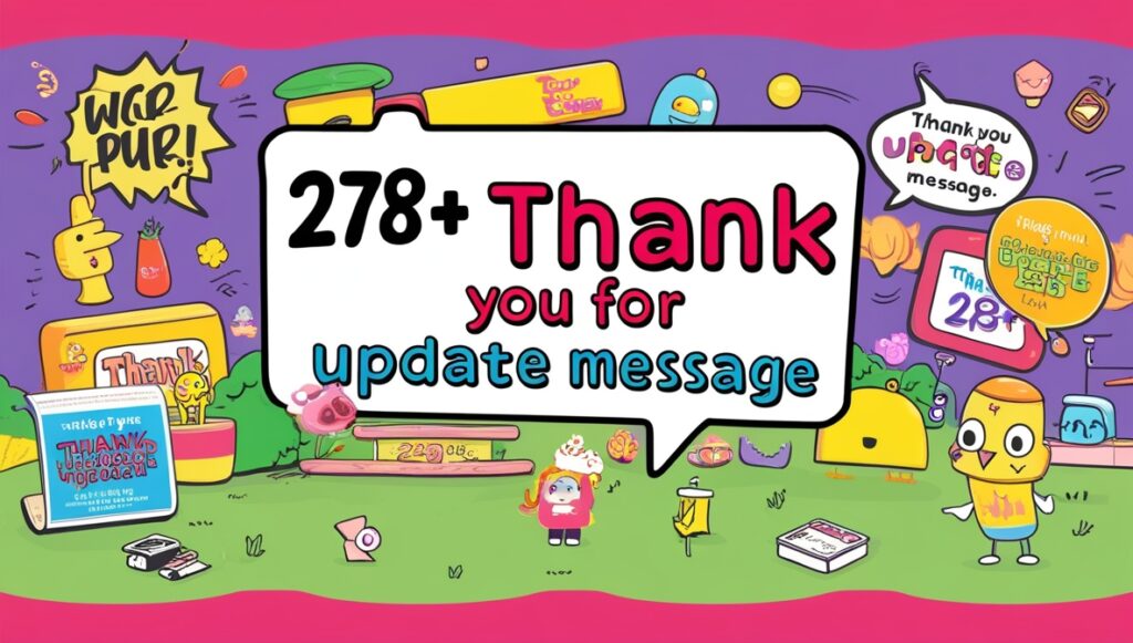 278+ Thank You for Update Messages 1