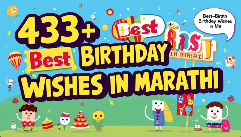 433+ Best Birthday Wishes in Marathi 1