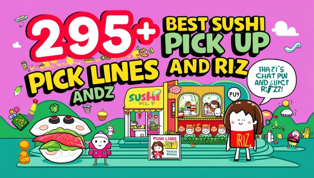 295+ Best Sushi Pick Up Lines and Rizz 2