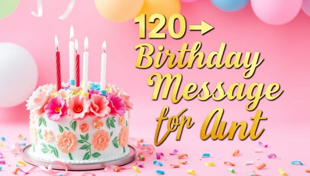 120+ Birthday Message for Aunt 1