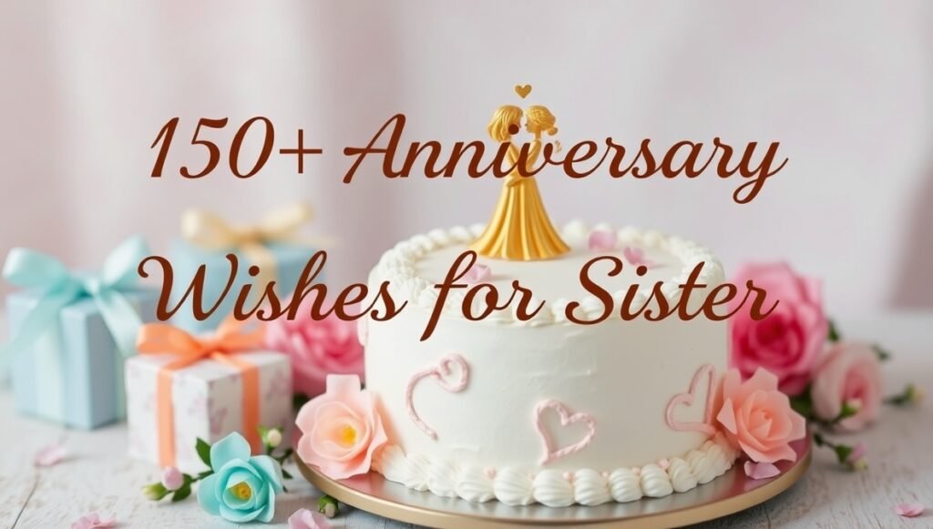 150+ Best Anniversary Wishes for Sister 1