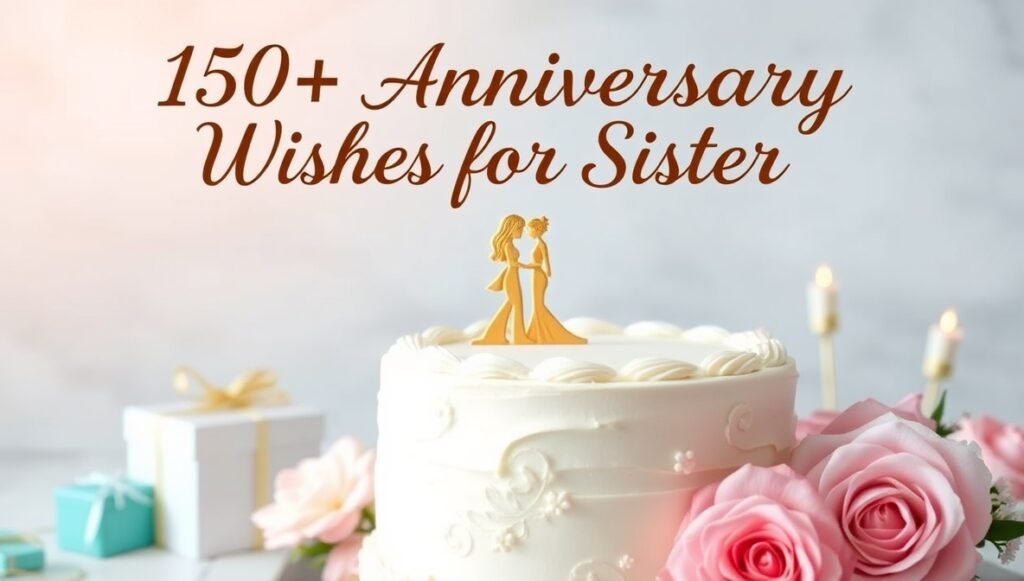 150+ Best Anniversary Wishes for Sister 2