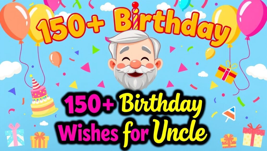 150+ Birthday Wishes for Uncle 1
