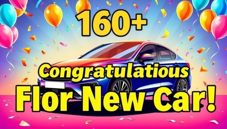 160+ Best Congratulations for New Car Messages - Pozy Magazine