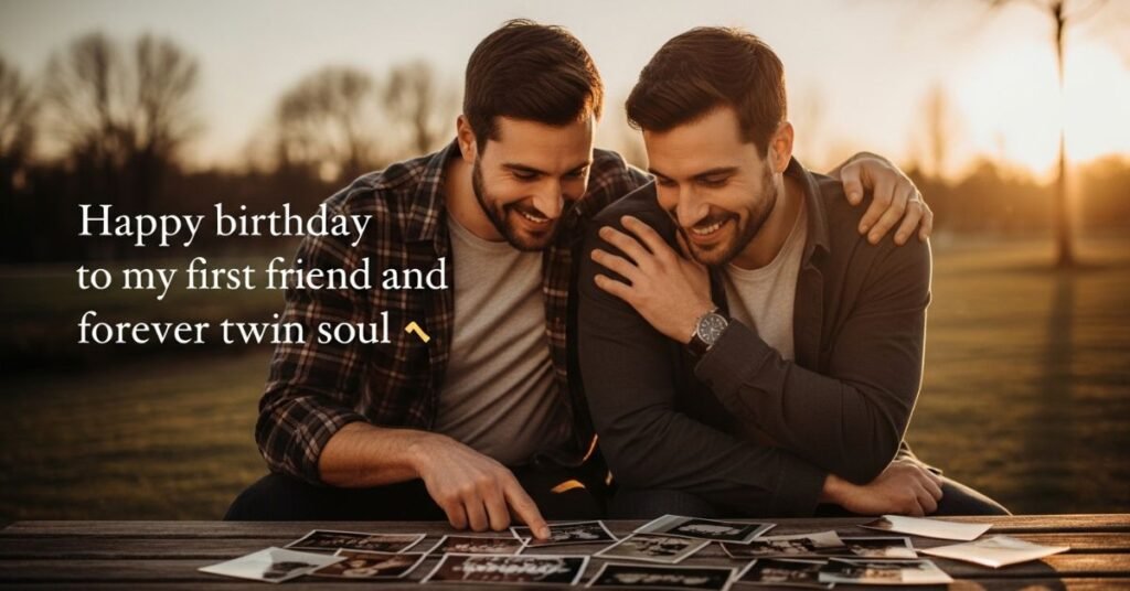 60+ Heartfelt Birthday Wishes for a Twin Brother 2