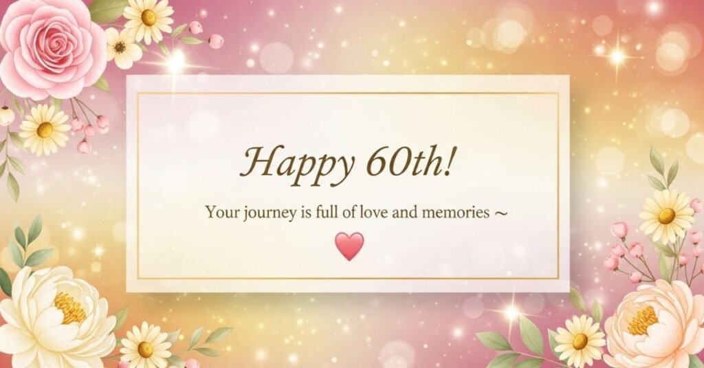 80+ Best 60th Birthday Wishes 1