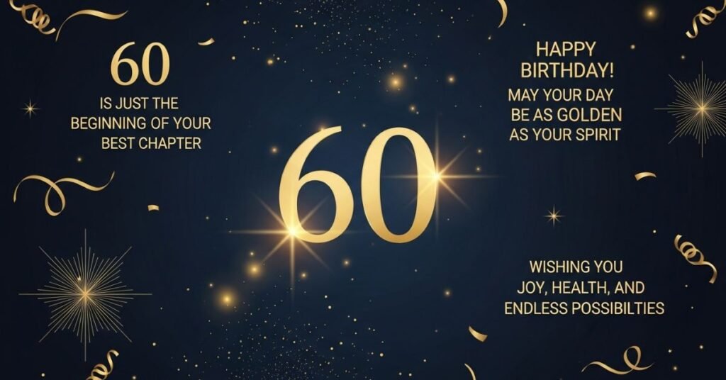 80+ Best 60th Birthday Wishes 3