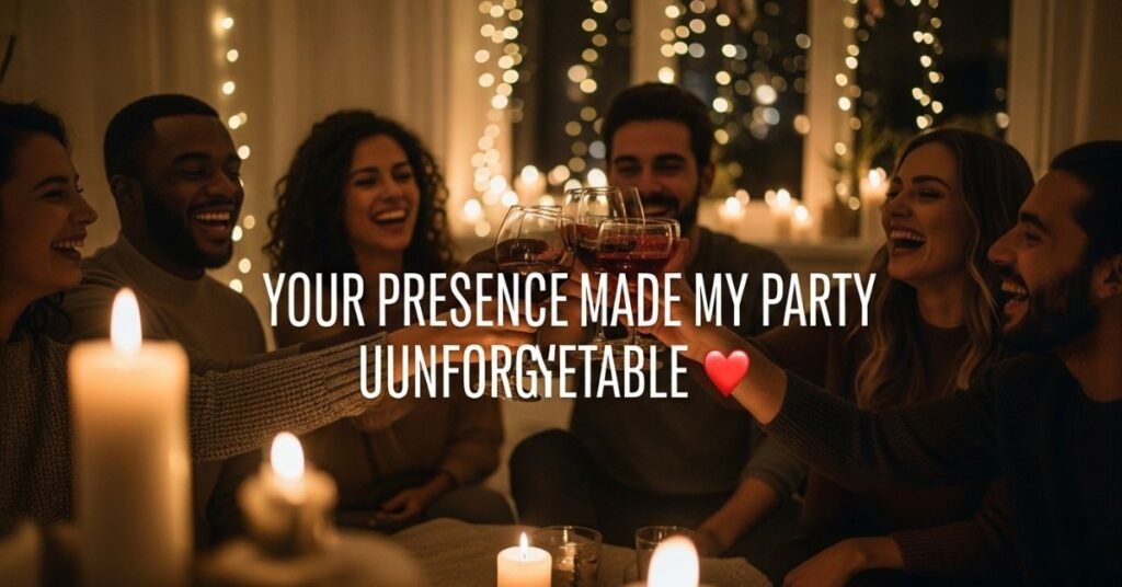 80+ Best Ways to Say Thank You for Coming to My Party 2