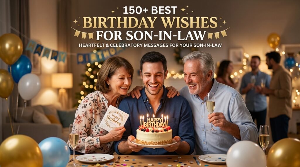 150+ Best Birthday Wishes for Son in Law 2
