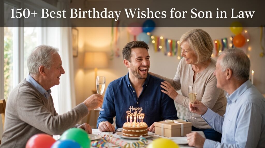 150+ Best Birthday Wishes for Son in Law 3