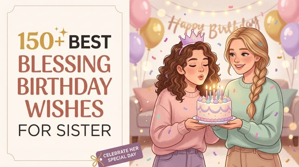 150+ Best Blessing Birthday Wishes for Sister 1
