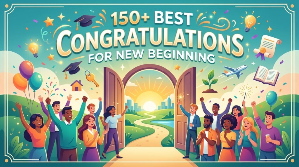 150+ Best Congratulations for New Beginning 2