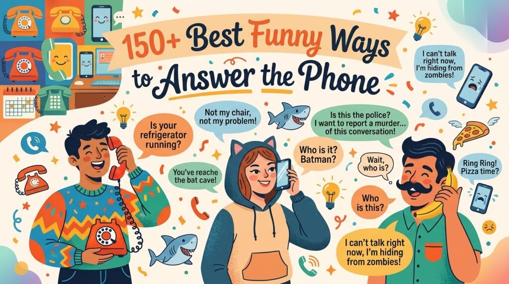 150+ Best Funny Ways to Answer the Phone 3