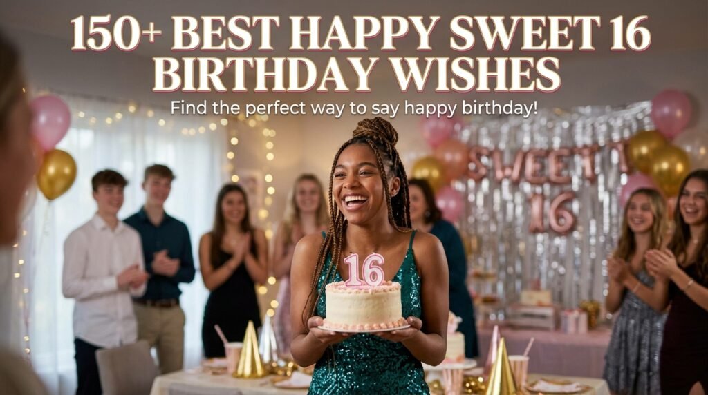 150+ Best Happy Sweet 16 Birthday Wishes 2