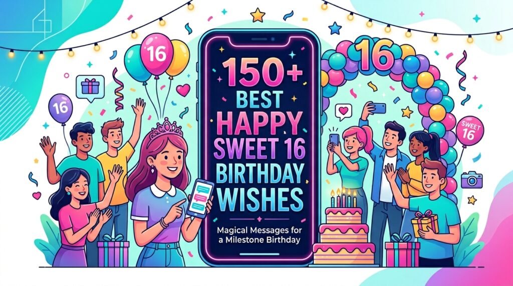150+ Best Happy Sweet 16 Birthday Wishes 3