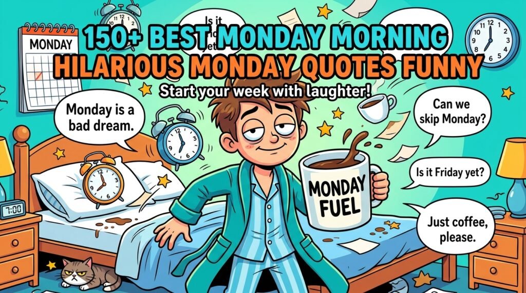150+ Best Monday Morning Hilarious Monday Quotes Funny 2