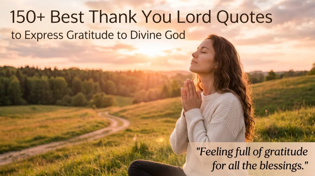 150+ Best Thank You Lord Quotes to Express Gratitude to Divine God 2