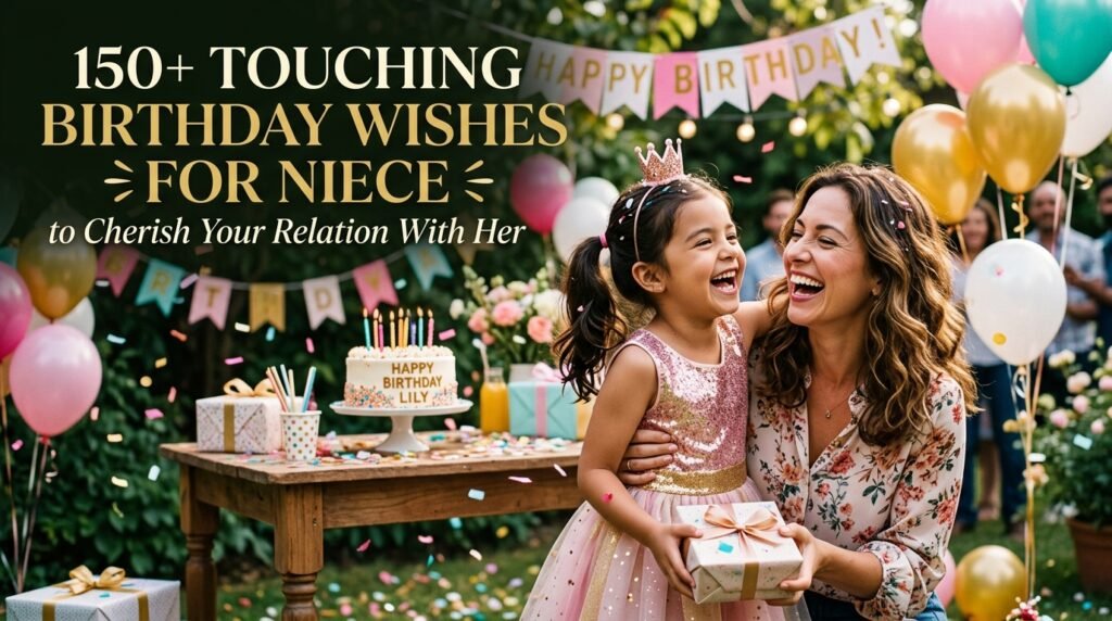 150+ Touching Birthday Wishes for Niece to Cherish Your Relation With Her 1