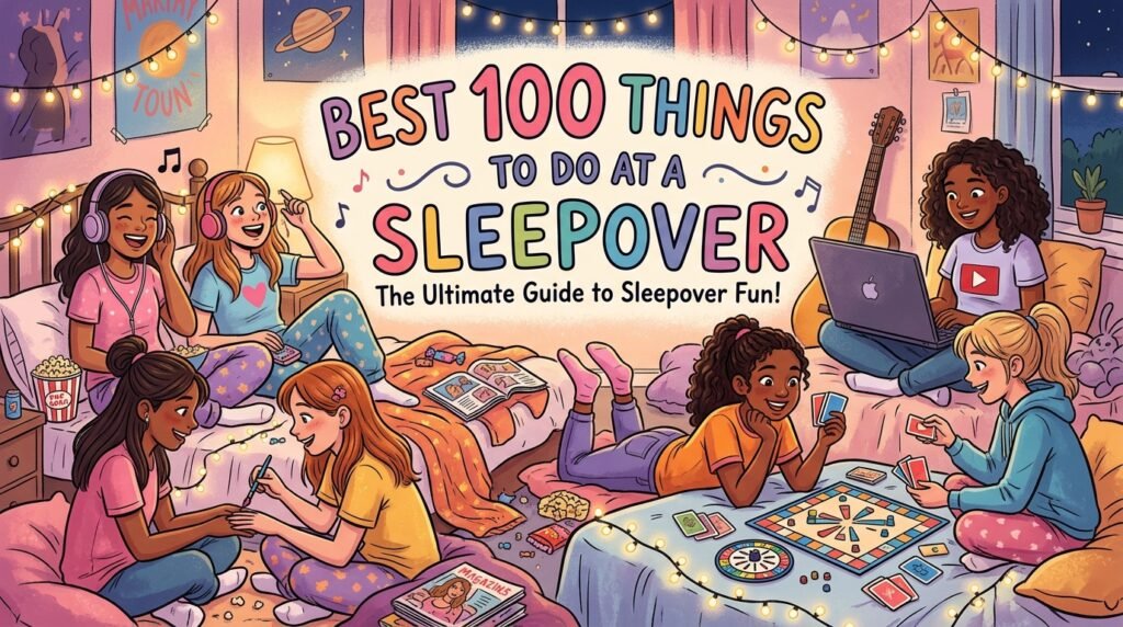 Best 100 Things to Do at a Sleepover 1