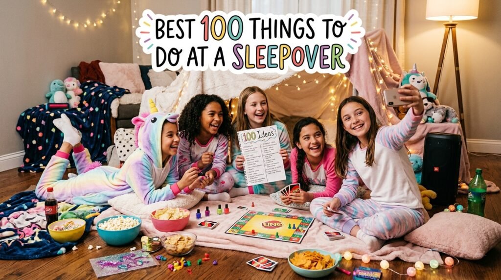 Best 100 Things to Do at a Sleepover 2