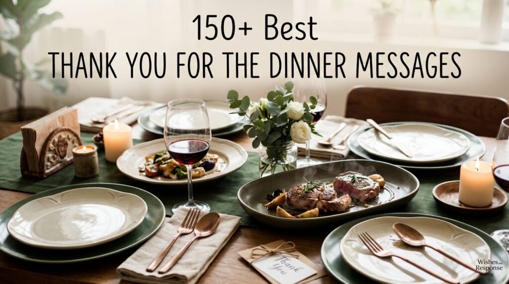 150+ Best Thank You for the Dinner Messages 3