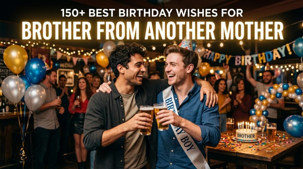 150+ Best Birthday Wishes for Brother From Another Mother 1