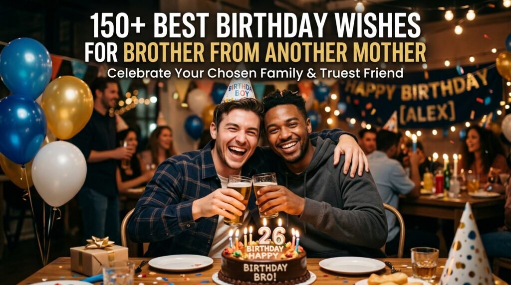 150+ Best Birthday Wishes for Brother From Another Mother 3