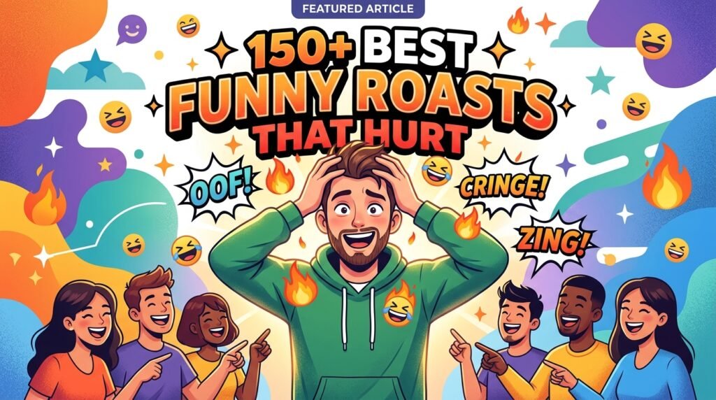 150+ Best Funny Roasts That Hurt 1