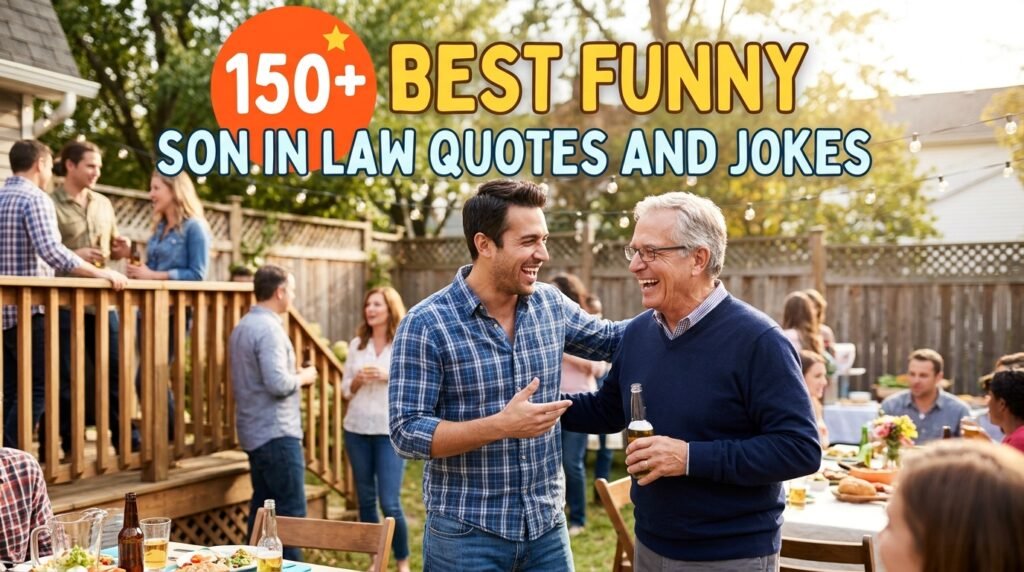 150+ Best Funny Son in Law Quotes and Jokes 2
