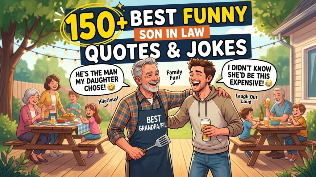 150+ Best Funny Son in Law Quotes and Jokes 3