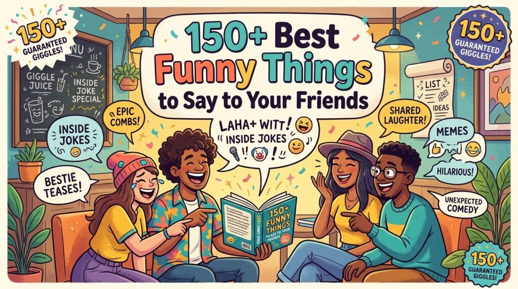 150+ Best Funny Things to Say to Your Friends 1