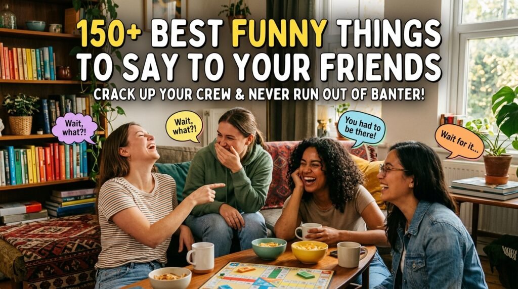 150+ Best Funny Things to Say to Your Friends 3