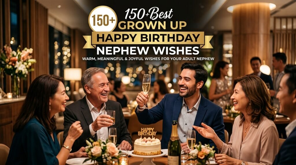 150+ Best Grown Up Happy Birthday Nephew Wishes 1