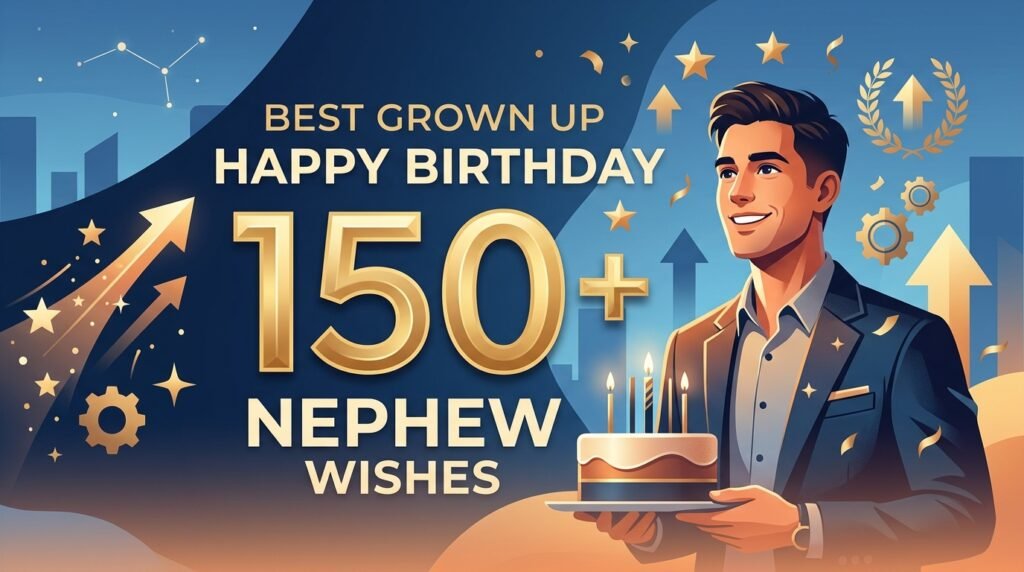 150+ Best Grown Up Happy Birthday Nephew Wishes 2