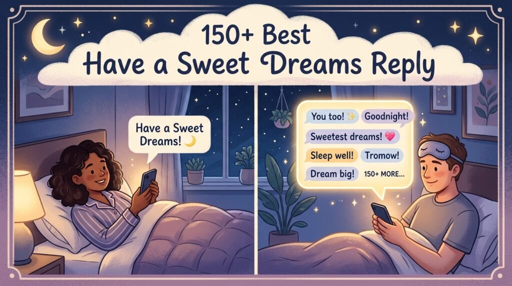 150+ Best Have a Sweet Dreams Reply 2