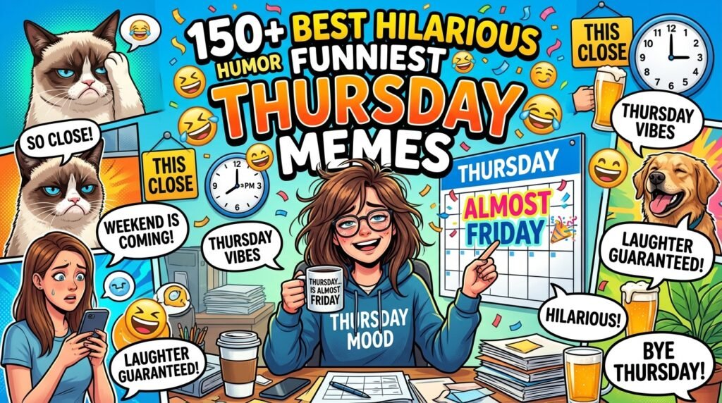 150+ Best Hilarious Humor Funniest Thursday Memes 1