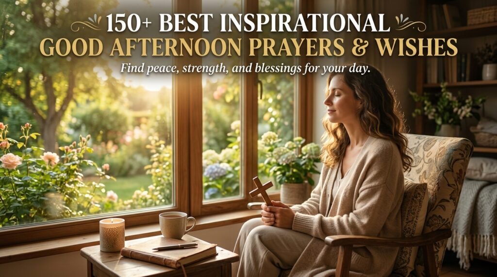 150+ Best Inspirational Good Afternoon Prayers and Wishes 1