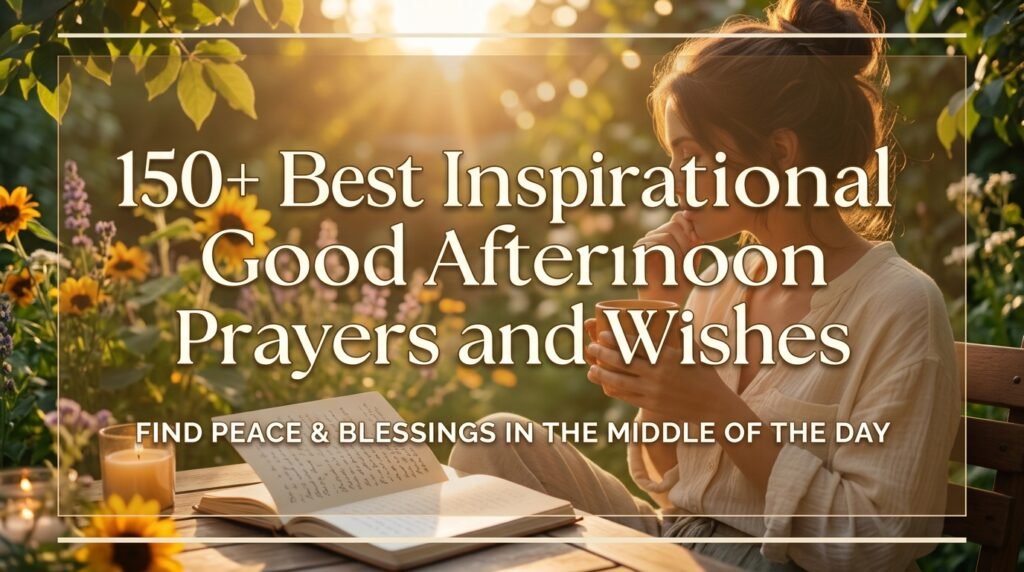 150+ Best Inspirational Good Afternoon Prayers and Wishes 2
