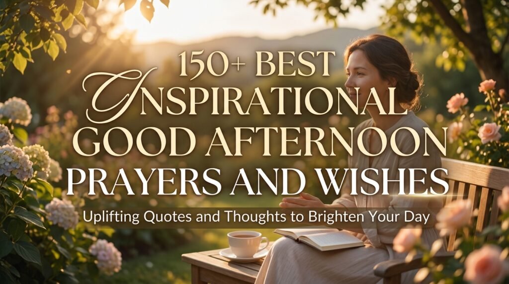150+ Best Inspirational Good Afternoon Prayers and Wishes 3