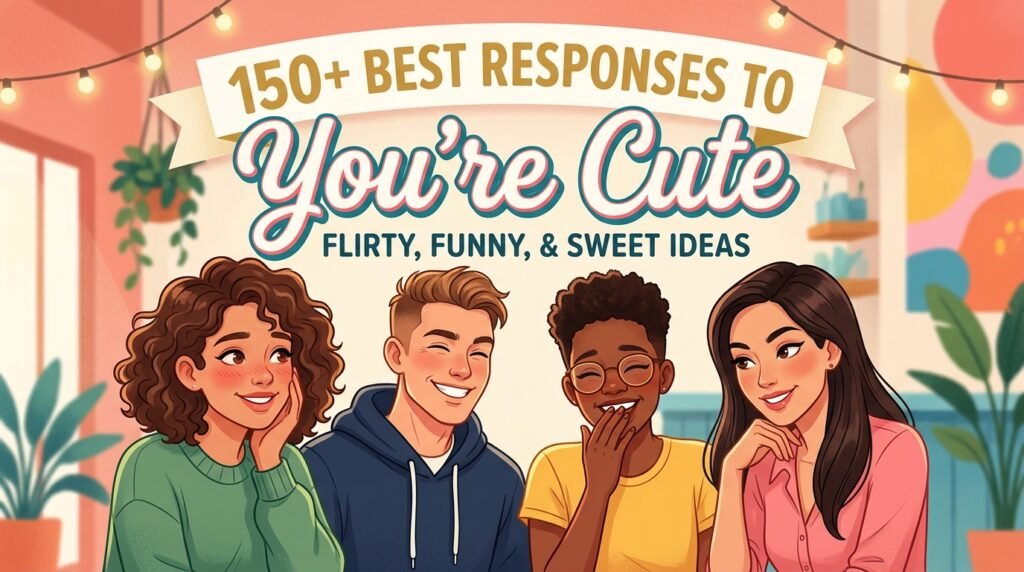 150+ Best Responses to You’re Cute 2