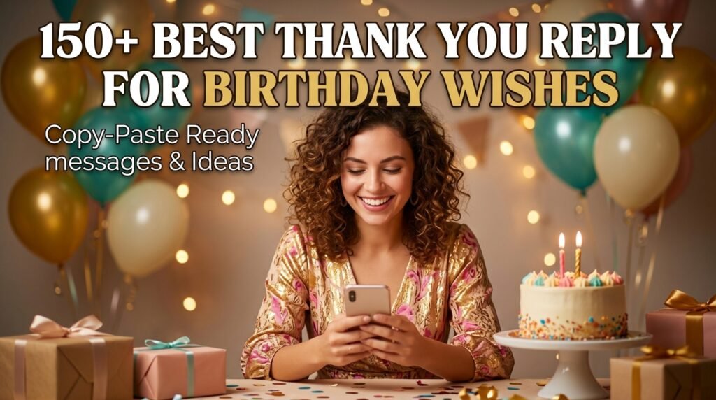 150+ Best Thank You Reply for Birthday Wishes 1