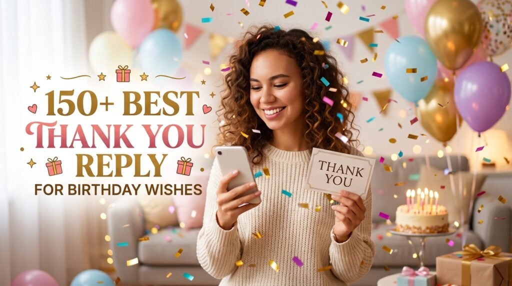 150+ Best Thank You Reply for Birthday Wishes 3